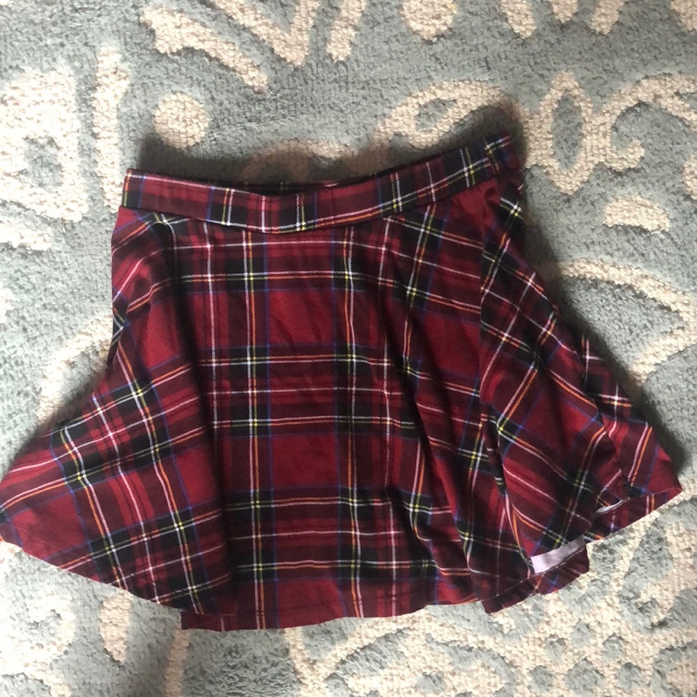 Ginger G Plaid Skater Skirt